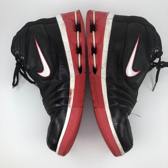 Nike Mens Shox VC 4 Basketball Shoes Black 310379-011 2004 Lace Up Mid Top 11.5M - Picture 7 of 12